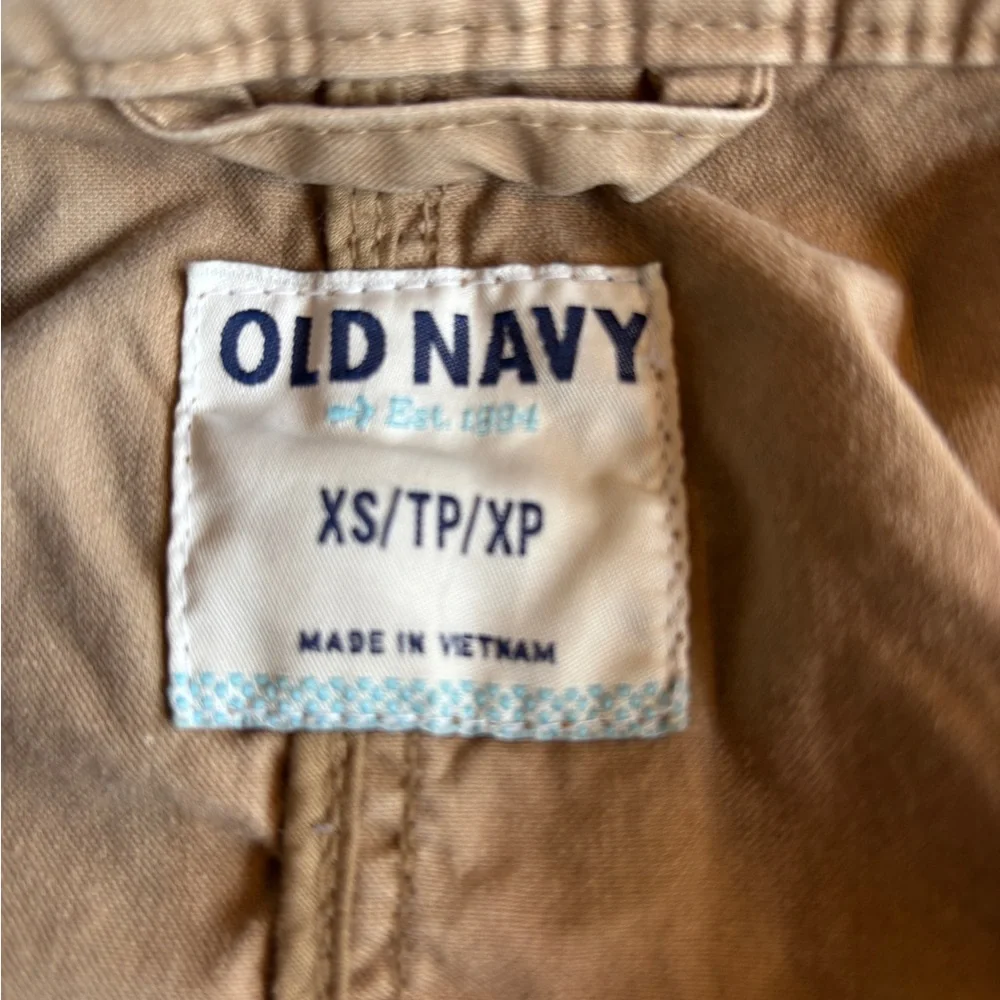 Old Navy Khaki Utility Jacket Women's